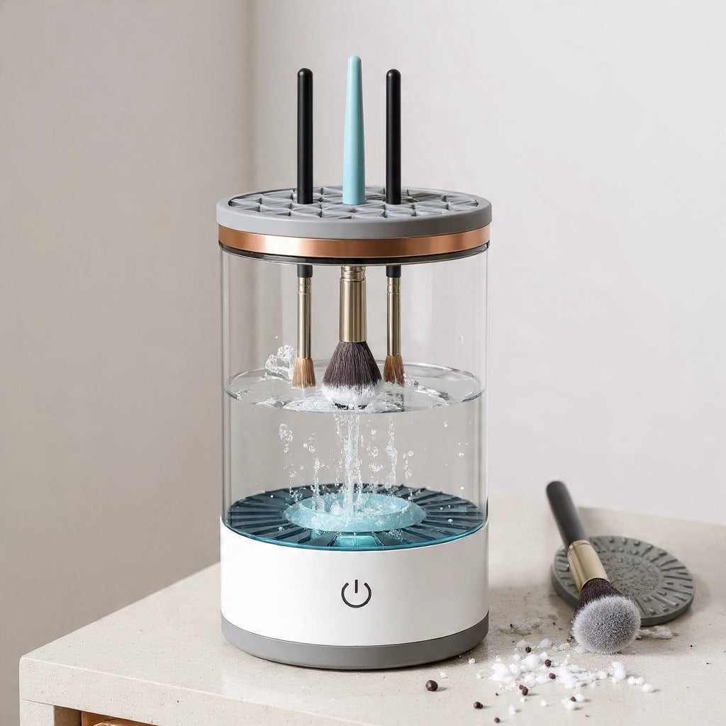Glossesy Electric Makeup Brush Cleaner – Deep Clean in Seconds